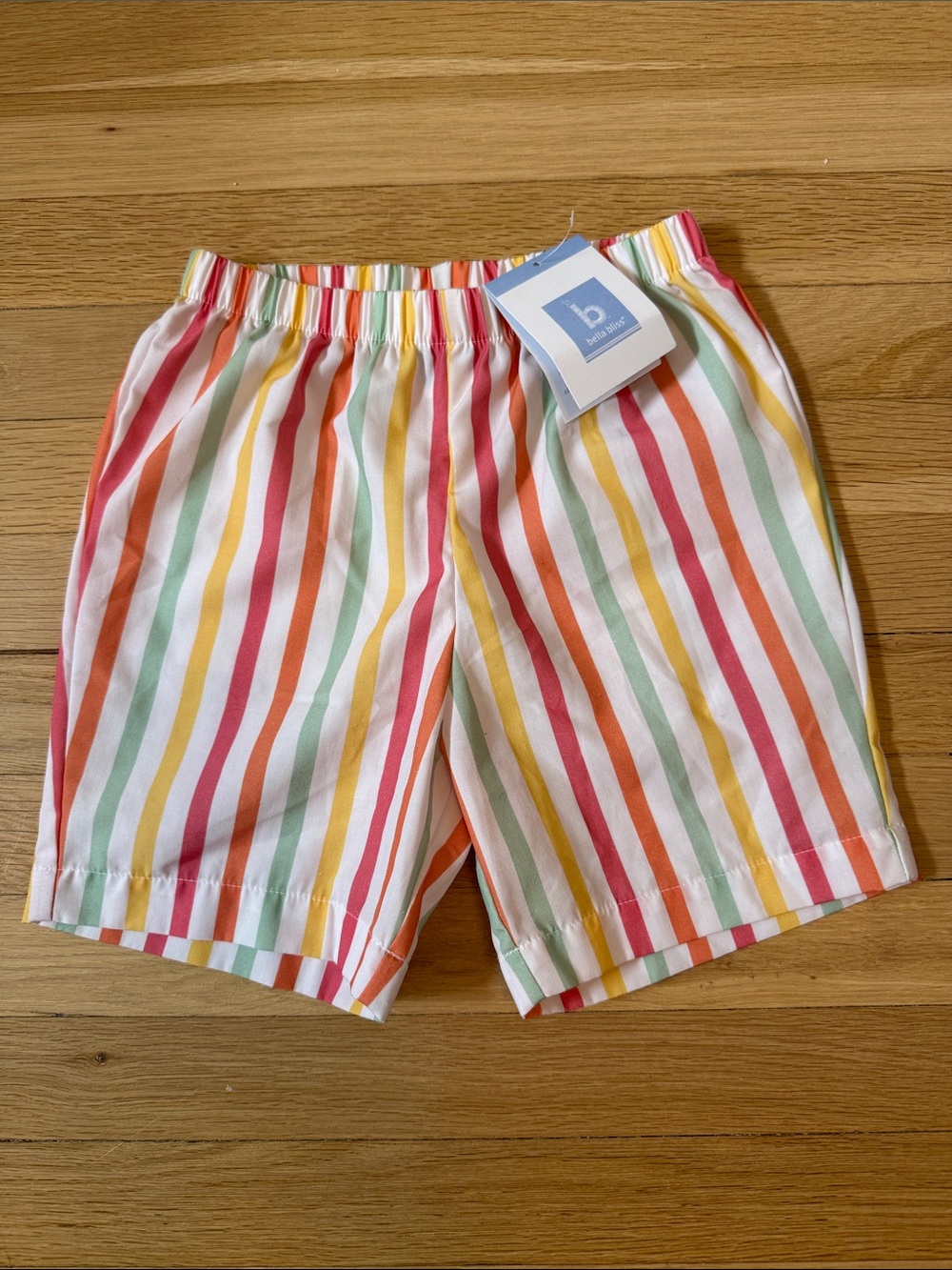 bella bliss Multi-Color Striped Play Shorts